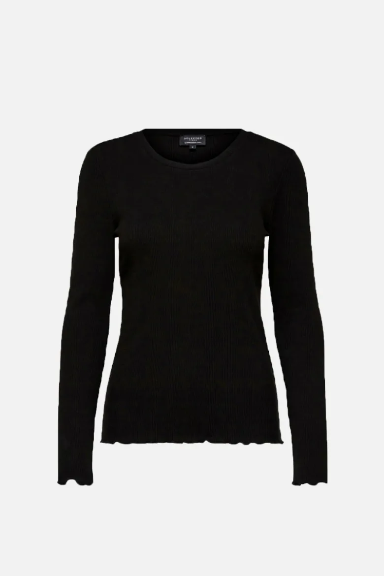 Anna ls crew neck tee