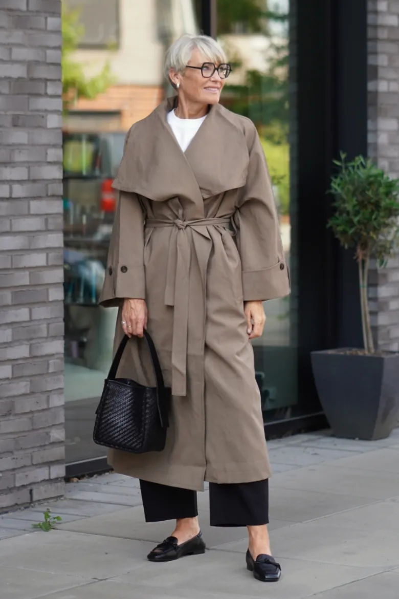 Atari oversized trenchcoat