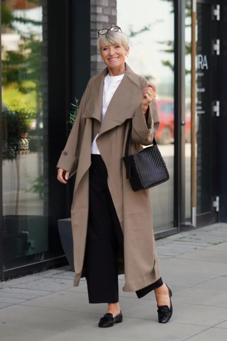 Atari oversized trenchcoat