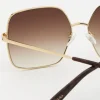 Billie Gold Sunglasses - One Size