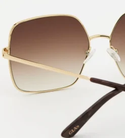 Billie Gold Sunglasses - One Size