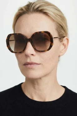 Celeste Turtle Brown Sunglasses - One size