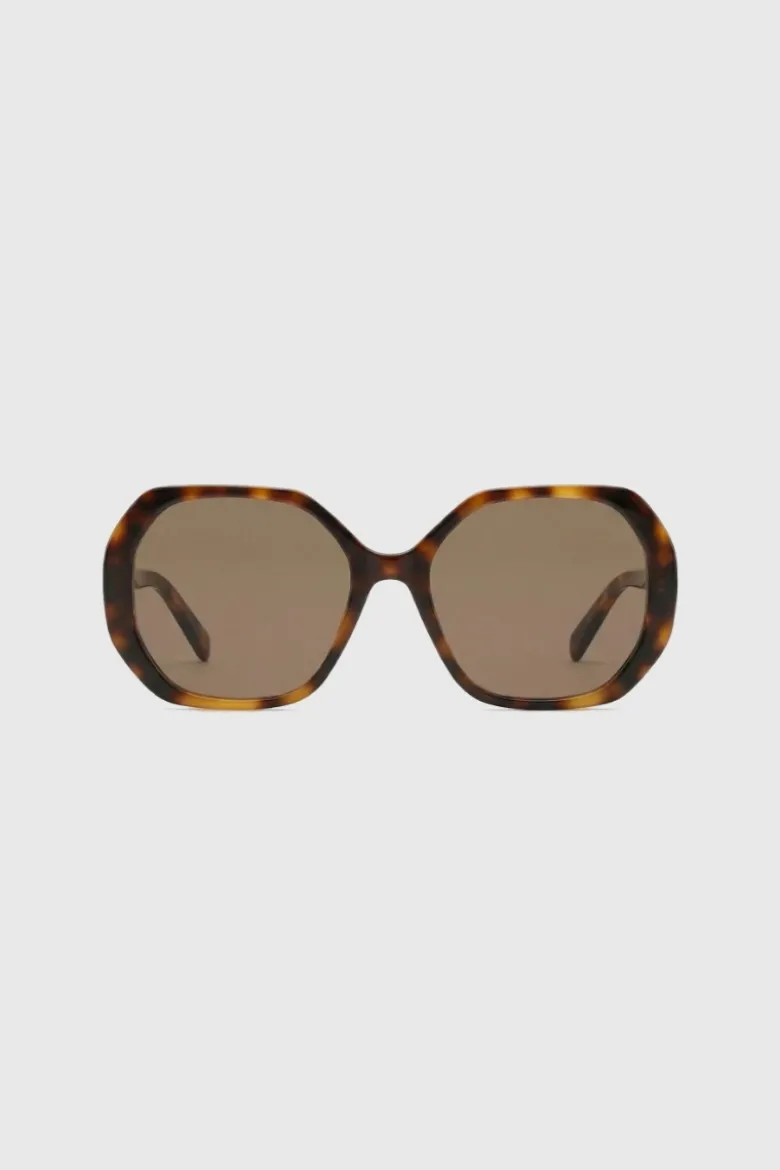 Celeste Turtle Brown Sunglasses - One size