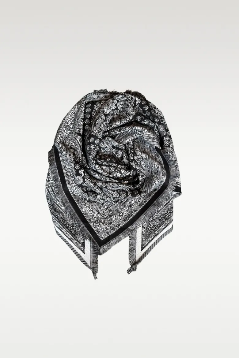 Charlene trekantskjerf paisley - Onesize