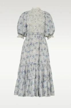 Cotten Slub Midi Dress