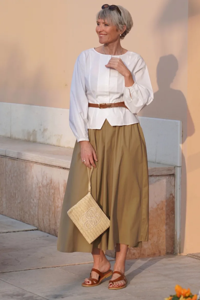 Daija Poplin Skirt