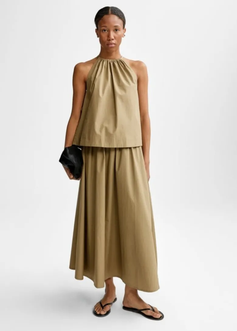Daija Poplin Skirt
