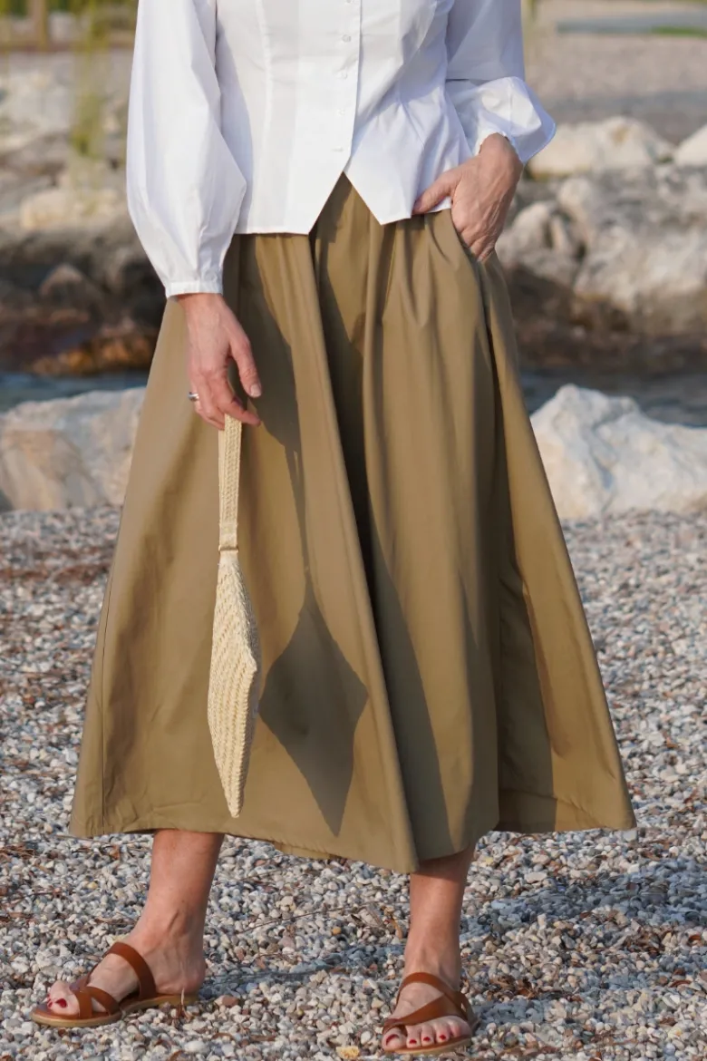 Daija Poplin Skirt