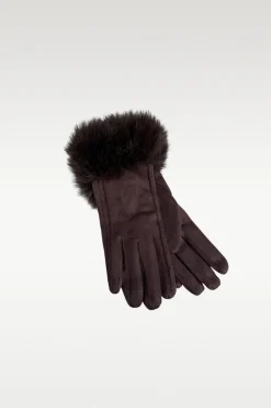 Exclusive hansker m/fuskepels - Onesize