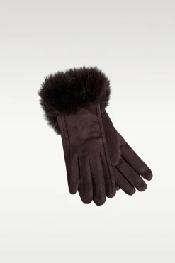 Exclusive hansker m/fuskepels - onesize