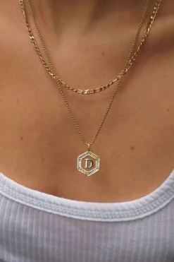 Floating Letter Necklace
