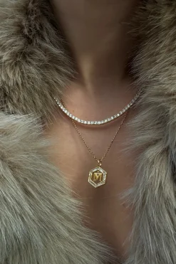 Floating Letter Necklace
