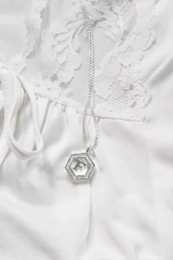 Floating Letter Necklace