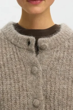 Gabriella ls button cardigan