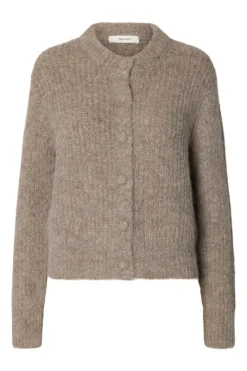 Gabriella ls button cardigan