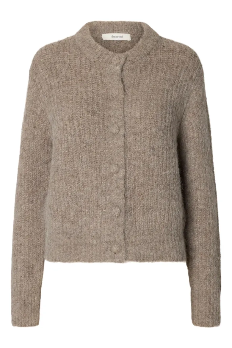 Gabriella ls button cardigan