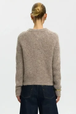 Gabriella ls button cardigan