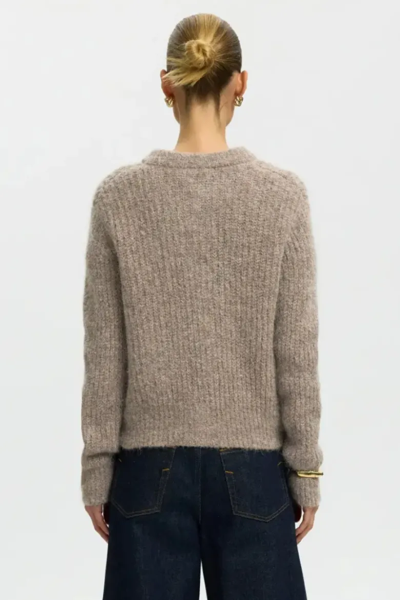 Gabriella ls button cardigan