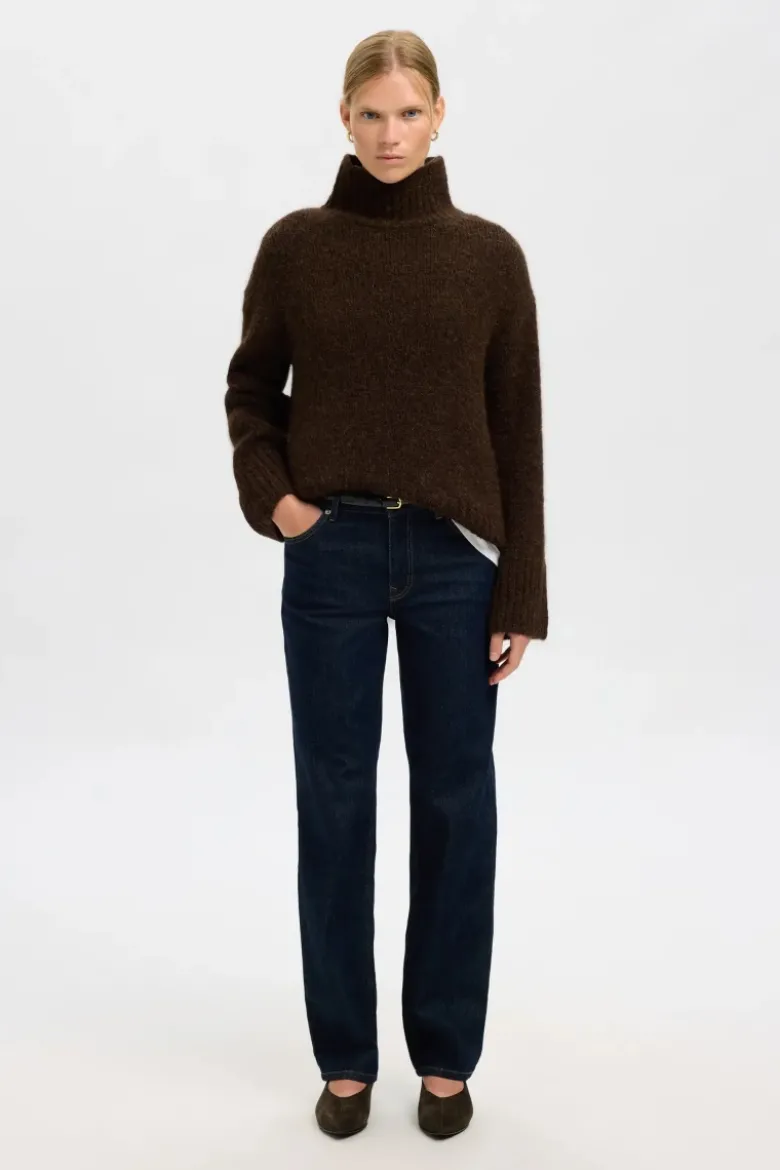 Gabriella ls knit high neck