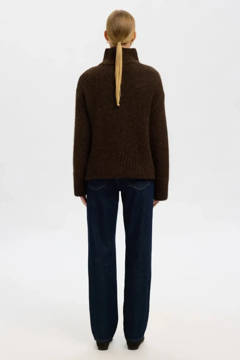 Gabriella ls knit high neck