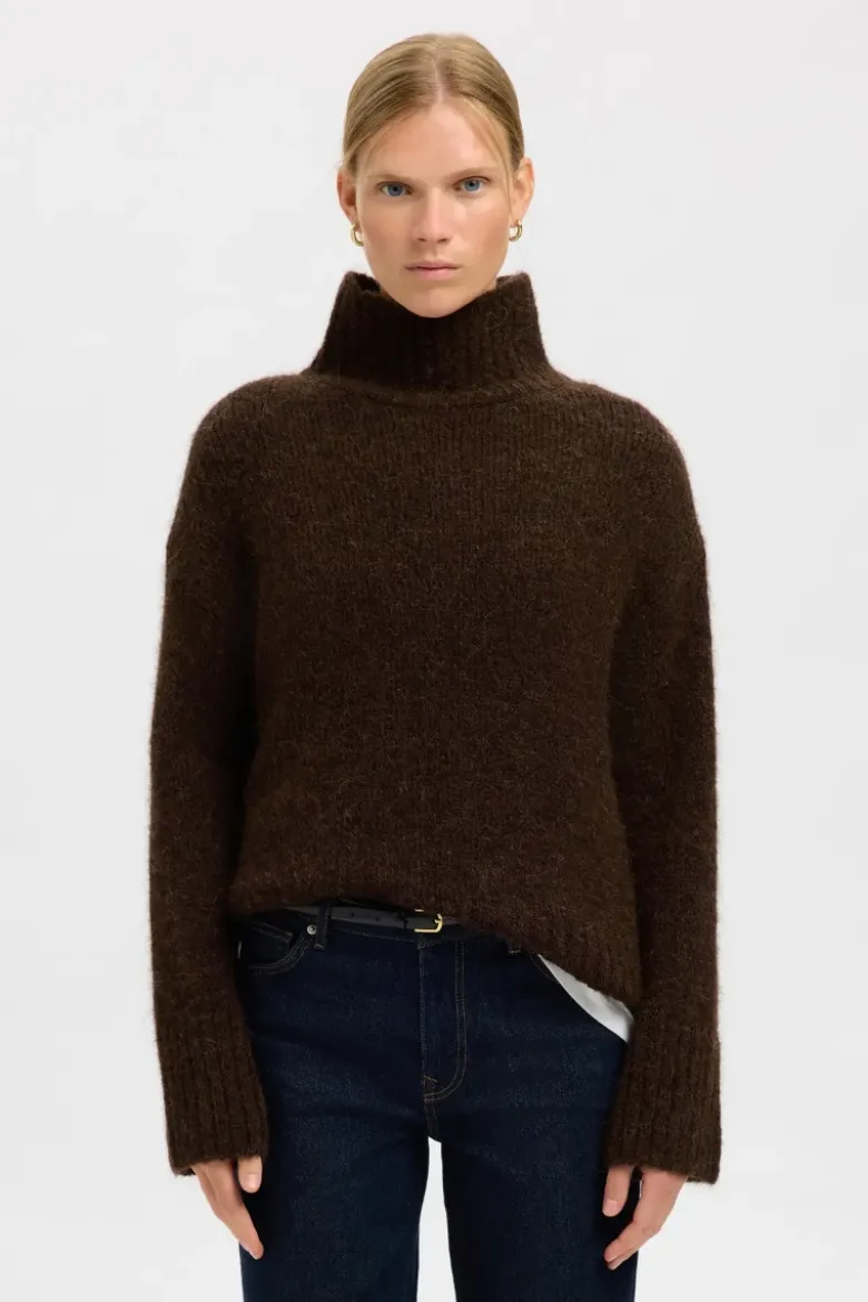 Gabriella ls knit high neck