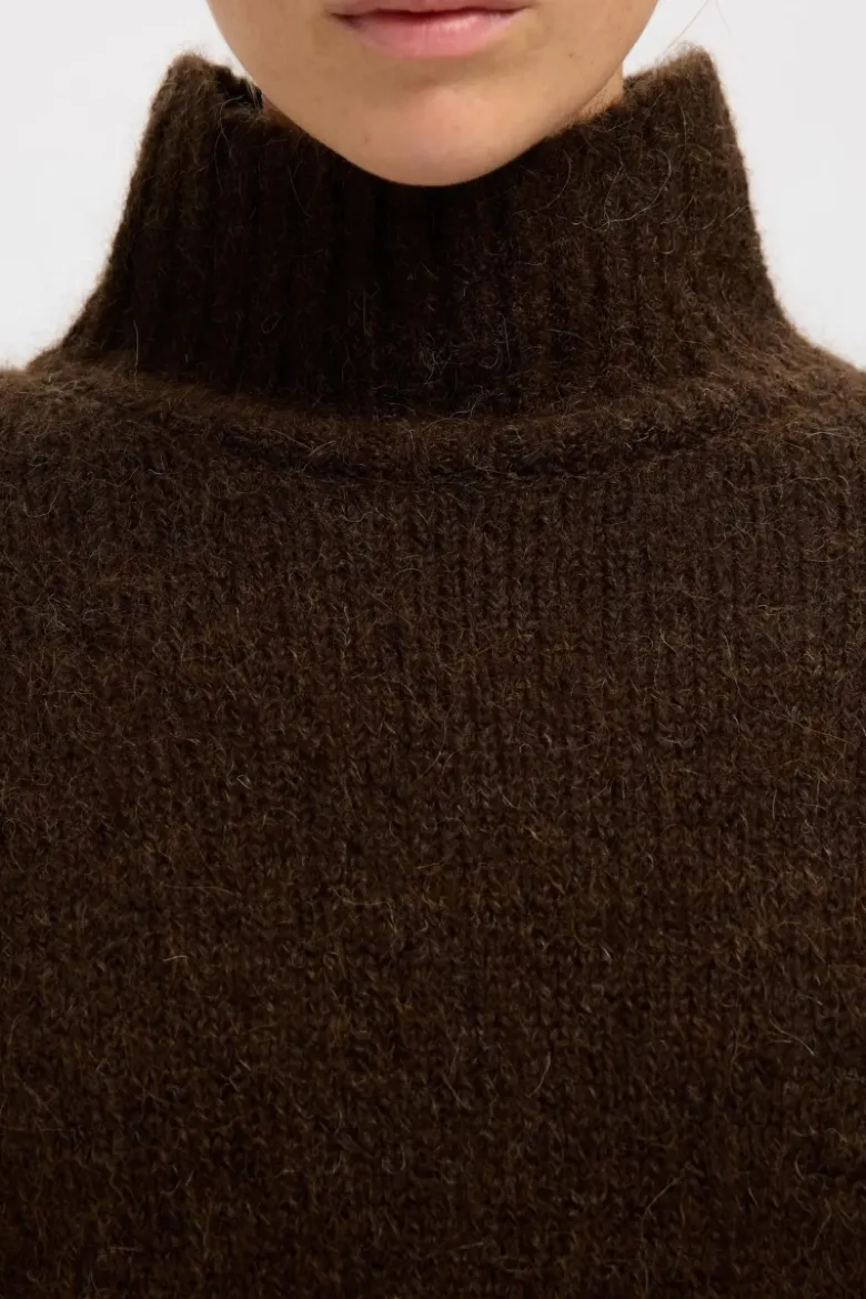 Gabriella ls knit high neck