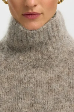 Gabriella ls knit high neck