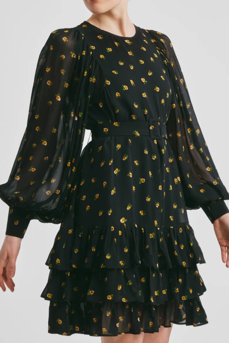 Georgette Shift Dress