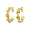 Gerda - Flower Stud Earrings Stainless Steel - Onesize