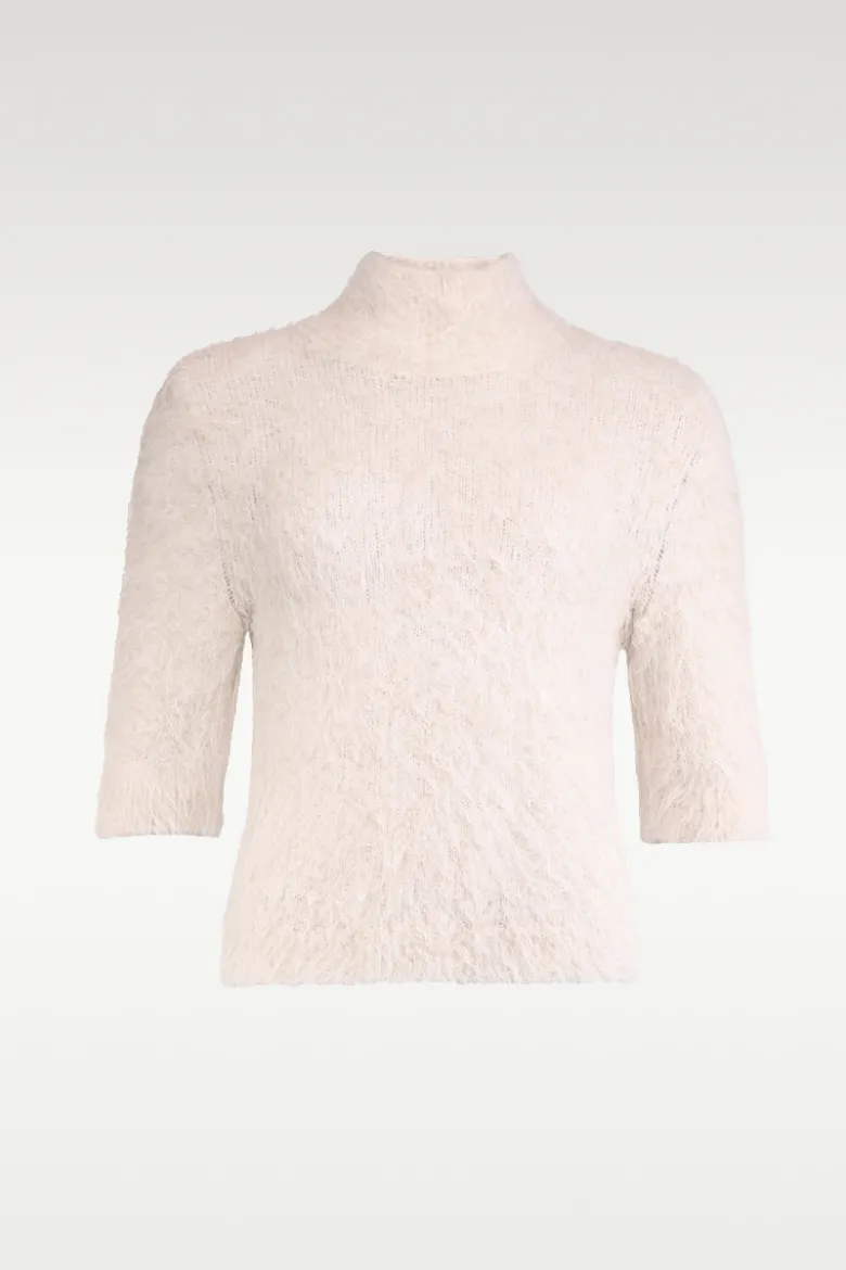 Hairy Knit Turtleneck