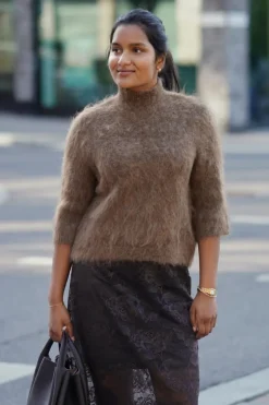 Hairy Knit Turtleneck