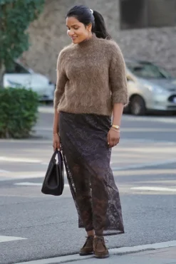 Hairy Knit Turtleneck
