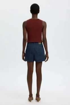 Hanny hw mini denim shorts