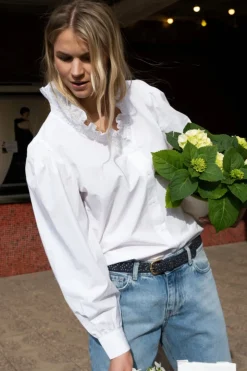 Irene Ruffle Blouse