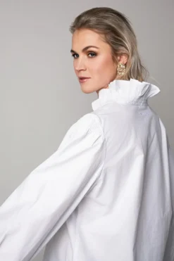 Irene Ruffle Blouse