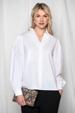 Irene Ruffle Blouse