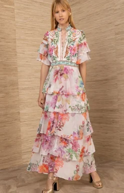 Itzayana Long Dress w Tiered
