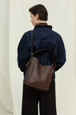 Iwa, sepia brown twill - one size