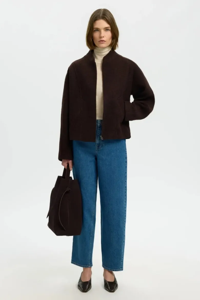 Jacqueline wool blend jacket