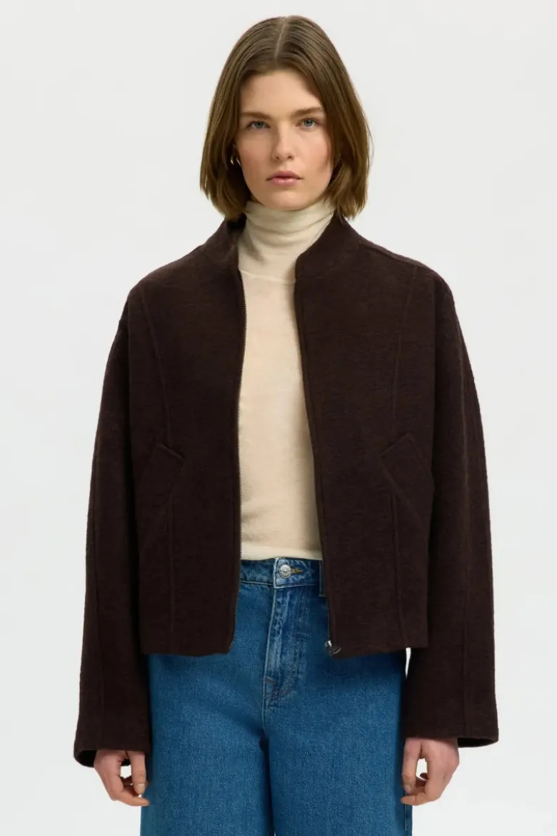 Jacqueline wool blend jacket