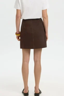 Kaya mw suede skirt