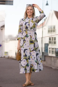 Linen Button-Down Dress
