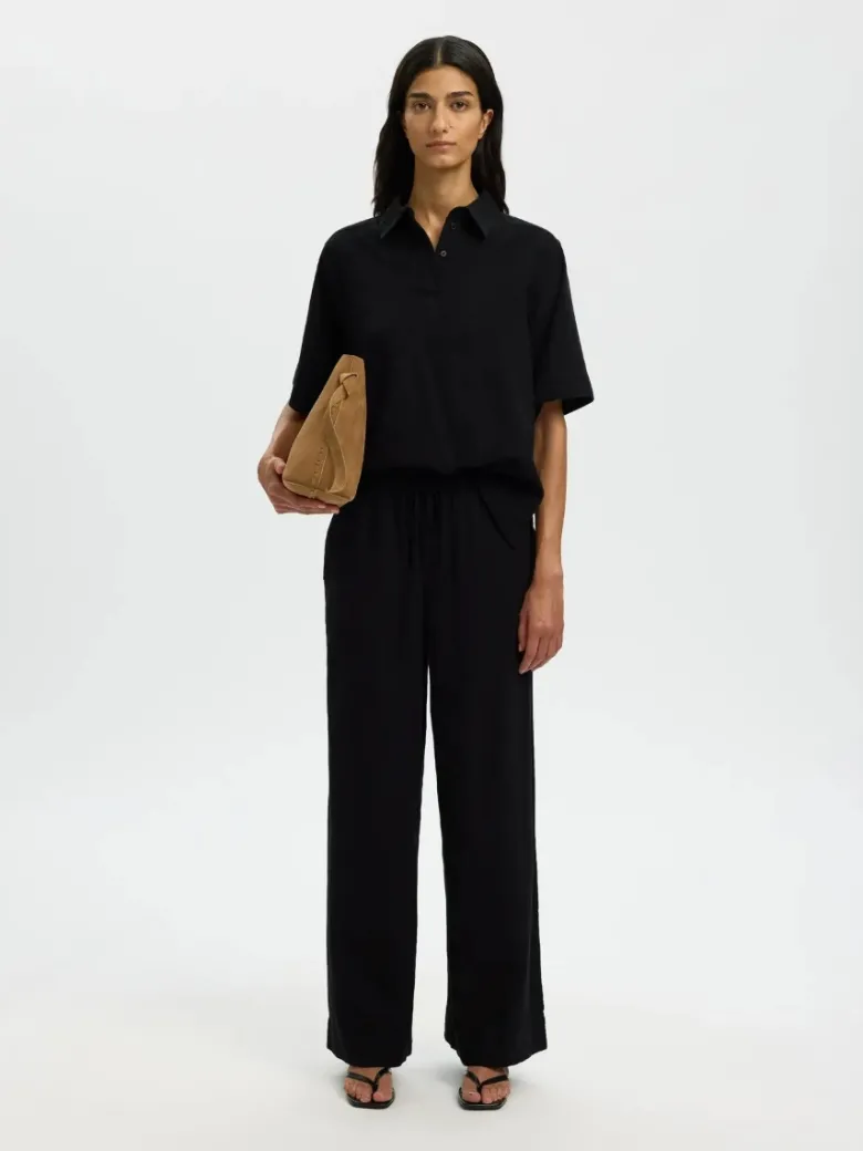 Luisa mw wide linen blend pant