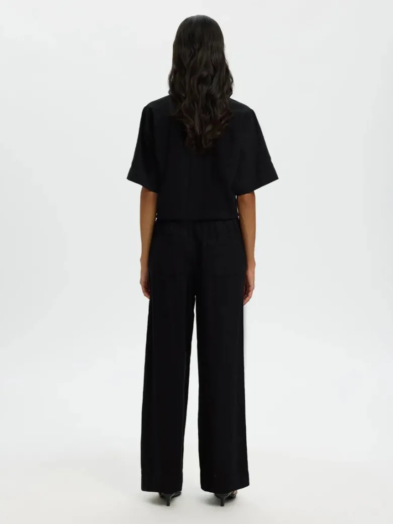 Luisa mw wide linen blend pant