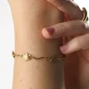 Mae - Flower Bracelet Stainless Steel - Onesize