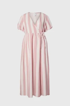 Maruma ss long wrap dress