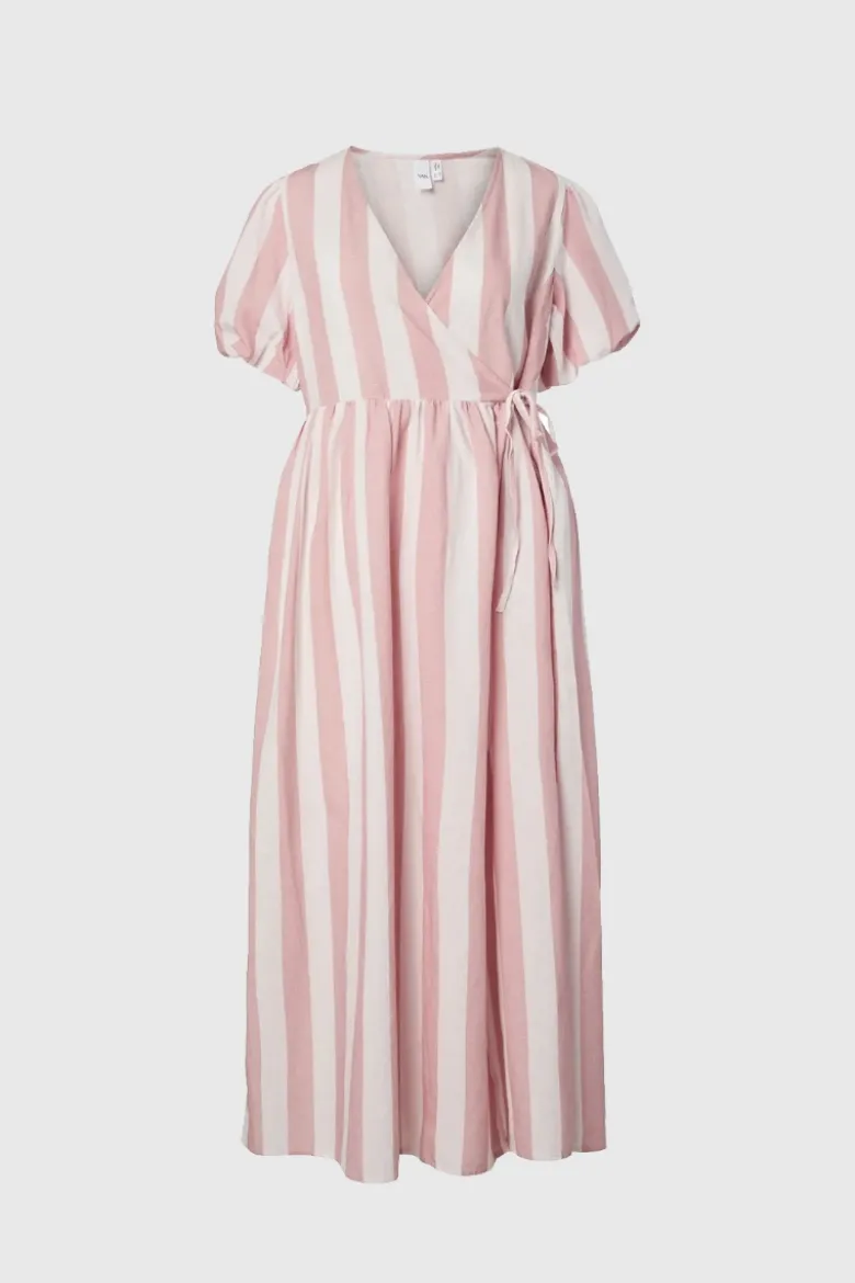 Maruma ss long wrap dress