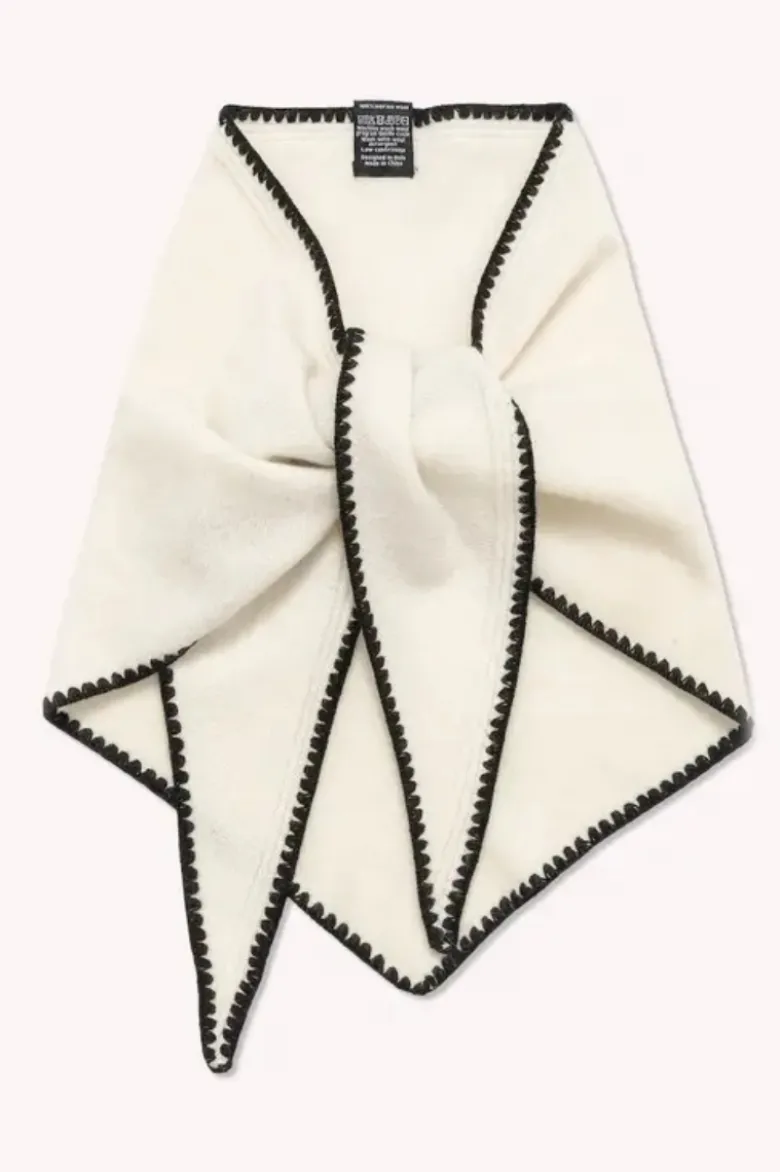 Mina Stitched Merino Scarf - ONE