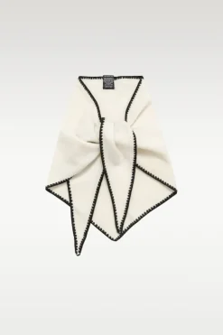 Mina Stitched Merino Scarf - ONE