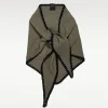 Mina Stitched Merino Scarf - One size